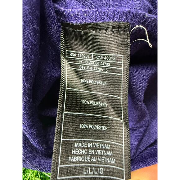 Adidas NBA Swingman NOLA 1 Jersey Men’s L Purple New Orleans Pelicans Mardi Gras - Picture 4 of 9